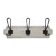 thumbnail image 1 of Perchero 3 Ganchos Doble Colgadores De Madera Ropa Blanco, 1 of 10