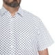 thumbnail image 5 of Camisa Hombre Manga Corta Fantasía Estampada Cuello Semi Italiano, 5 of 7