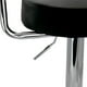 thumbnail image 5 of Pack 2 Taburete Piso Bar Altura Regulable Con Respaldo Negro, 5 of 6