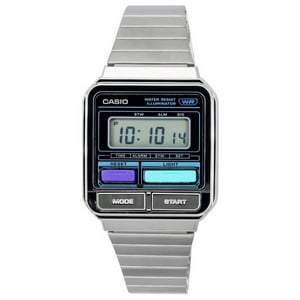 Reloj Casio Vintage Digital Stainless Steel Bracelet Quartz A120We-1A Unisex Watch