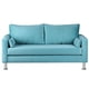 thumbnail image 1 of Sofa Sky 3 Cuerpos Felpa 12 Turquesa, 1 of 5