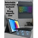thumbnail image 3 of Funda con teclado para tableta XCHYTECHER Universal de 9,7 a 11 pulgadas, negra, 3 of 3