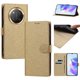 thumbnail image 3 of Funda Cartera de PU para Honor X9C con Tarjetas, Dorado, 3 of 6