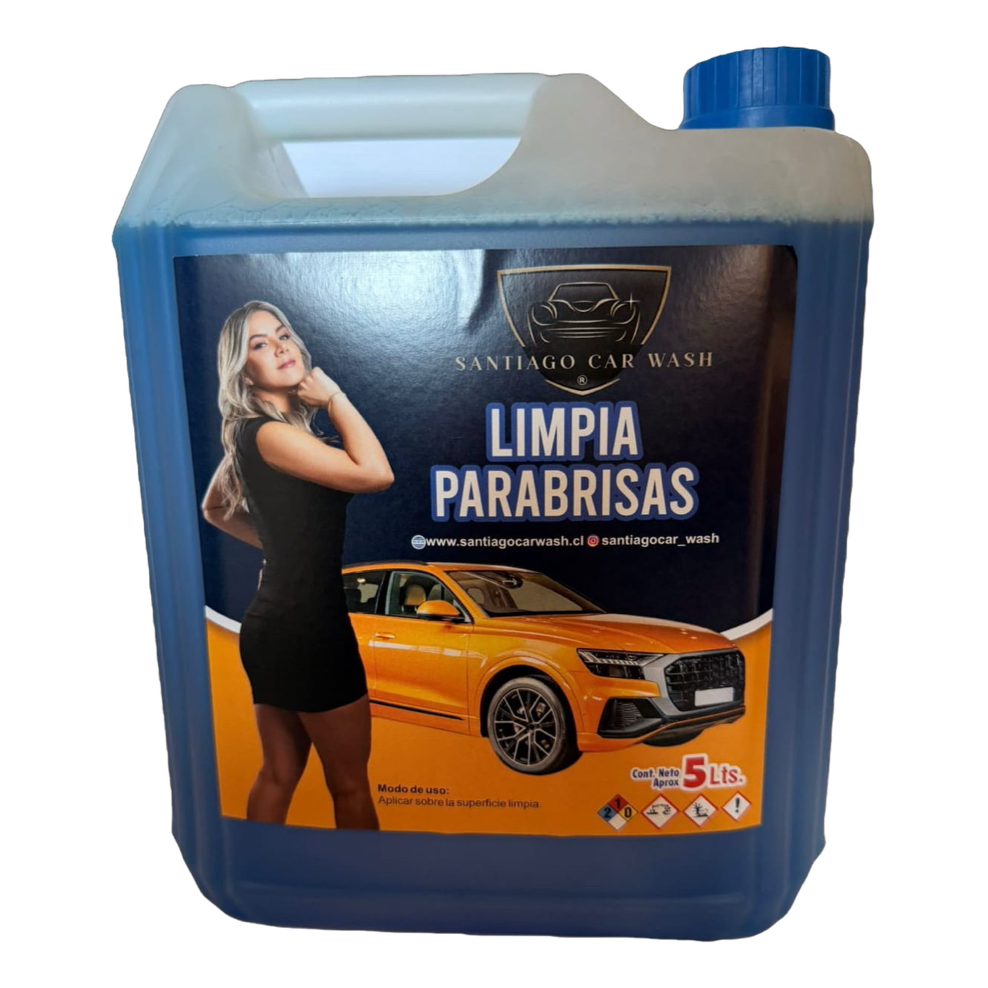 Santiago Car Wash - Lavaparabrisas Para Autos 5 Lts