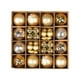 thumbnail image 3 of 36 Piezas Bolas De Navidad Adornos Decoraciones DIY Para Celebración En El Patio Trasero Dorado, 3 of 3