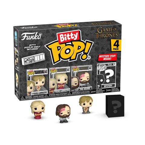 Funko Pop Bitty Juego De Tronos Paquete De 4 Figuras Coleccionables 2.3 Cm