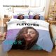 thumbnail image 1 of (Fletcher) Bedding Set Single Twin Full Queen King Size Bed Set Adult Kid Bedroom Duvetcover Sets parure de lit BedBed Sheets, 1 of 5