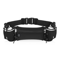 Frc - Banano Cinturón De Hidratación Con 2 Cantimploras Negro