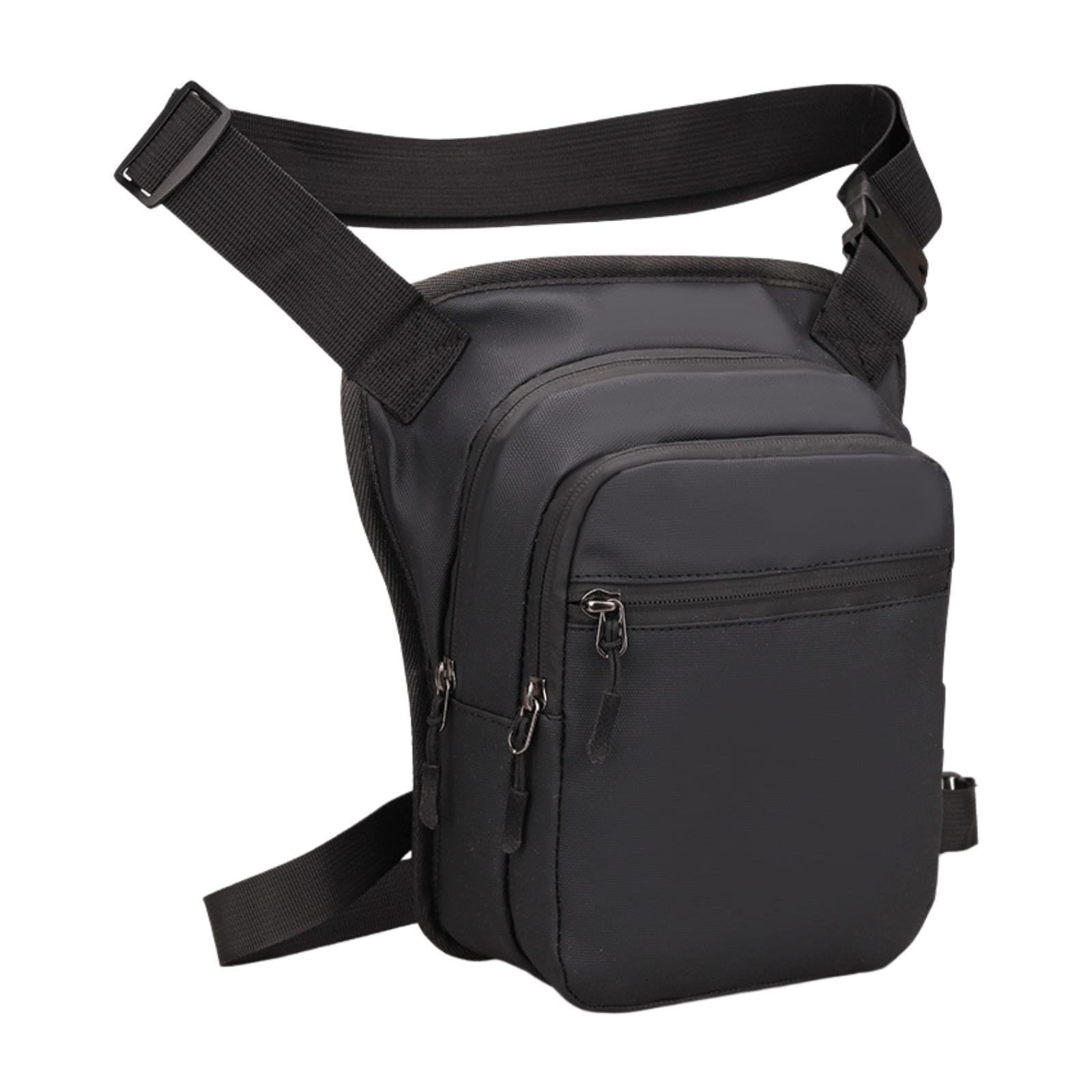 Magideal - Riñonera Para Hombre Con Múltiples Bolsillos, Ajustable, Para El Muslo, Resistente Al Agua, Ligera, De Poliéster Pu, Ideal Para Deportes Al Aire Libre