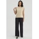 thumbnail image 2 of Polera Mujer Aplicación Rib Beige Claro, 2 of 4