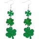 thumbnail image 1 of Pendientes del Día de San Patricio, elegantes pendientes colgantes de trébol verde, pendientes de acrílico con forma de trébol, pendientes festivos de San Patricio para mujeres y niñas (tres hojas), 1 of 7