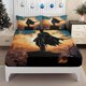 thumbnail image 1 of Bed Sheet Batman in Gotham City at Dusk Gotham Guardian Pattern Mattress Protector Elastic Design Bed Sheet Perfect Fit Creative Deep Pocket Suitable for Twin/F, 1 of 1