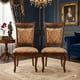 thumbnail image 3 of Pack x2 Sillas de Comedor Asiento en Tela con Madera Color Caoba, 3 of 3