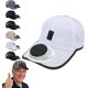 thumbnail image 1 of Gorra visera recargable solar ventilador 3 velocidades silencioso manos libres exterior USB, 1 of 7