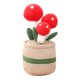 thumbnail image 2 of Plantas En Macetas Peluches Rellenos Mu?eca Suave Decoración Para El Hogar Seta Roja, 2 of 5