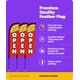 thumbnail image 2 of Banner LookOurWay 213 cm Pack de 3 Rojo y Amarillo, 2 of 7