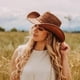 thumbnail image 3 of Sombrero American Outback Hats de Cuero Transpirable para Sol, 3 of 8