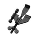 thumbnail image 2 of Cerradura De Puerta Portátil Ajustable Para Seguridad Del Hogar, Dormitorio, Apartamento, Escuela, Color Negro, 2 of 5