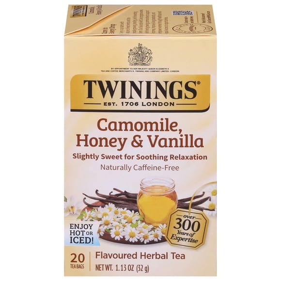Té Twinings de Manzanilla, Miel y Vainilla, 20 Bolsitas