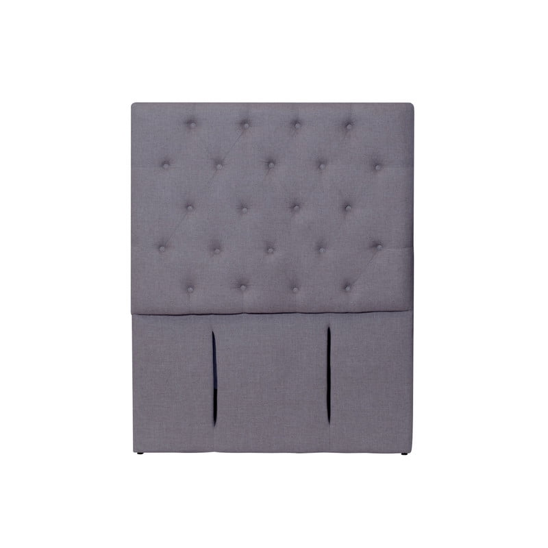 Latam Home - Respaldo Florencia Lino Gris Oscuro 1 Plaza