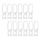 thumbnail image 2 of 12 Uds. Perchas Para Calcetines, Tendedero Para Ropa Interior, Corbatas, Medias Hasta El Muslo, Color Blanco, 2 of 3