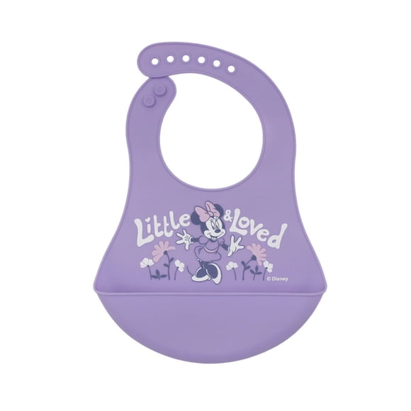 Babero Silicona Niña TU Morado