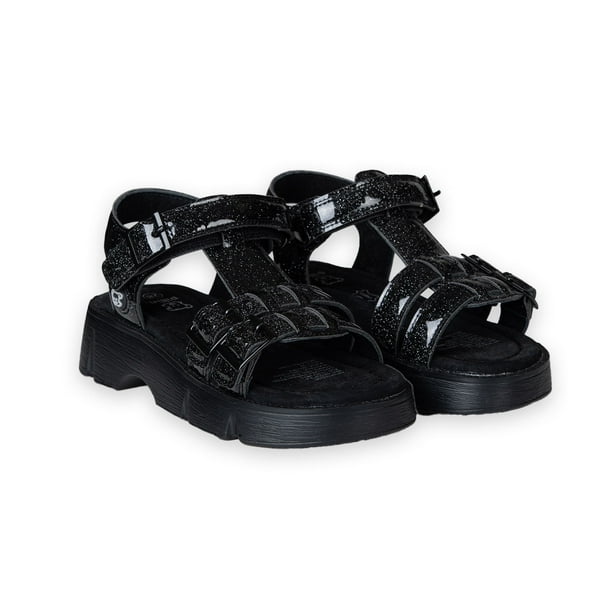 Sandalias Niña Negro Pillin