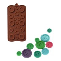 Genérico - Moldes Para Chocolates Boton Moldes Chocolates Botones Boton
