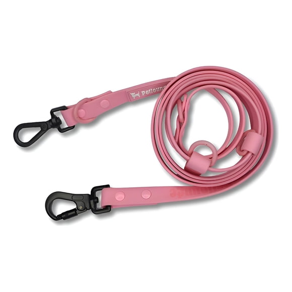 Petlounge Correa De Paseo Manos Libres Para Mascotas Perros rosa