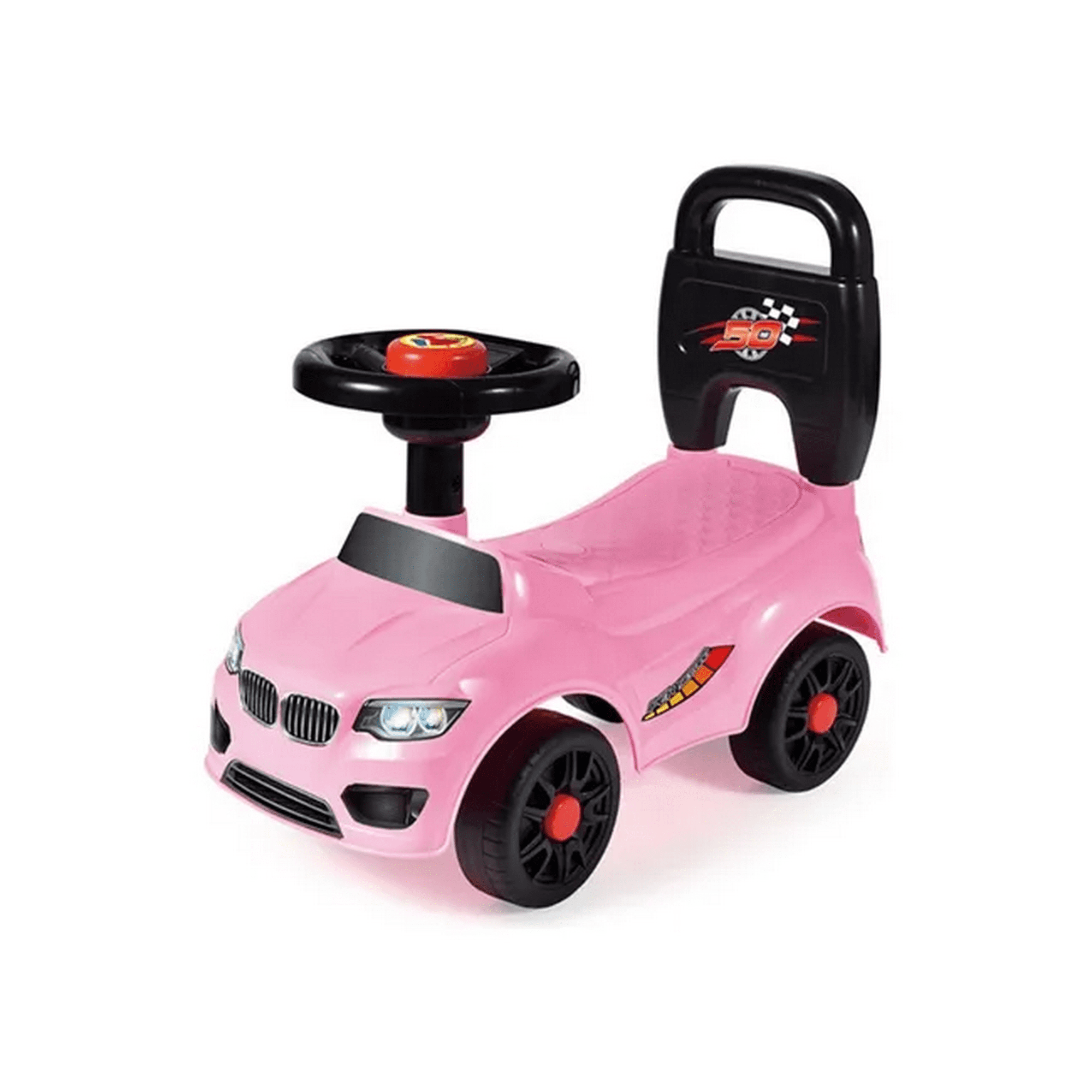 Genérico - Correpasillos Auto Andador Infantil Sonido Rosado