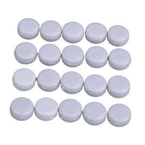 Ioensy - Juguetes, Cajas De Sonajeros, Marionetas, Muñecos, Versátiles, Redondos, Blancos, Accesorios, Bricolaje, Juguete Para Mascotas, 1,5 Cm