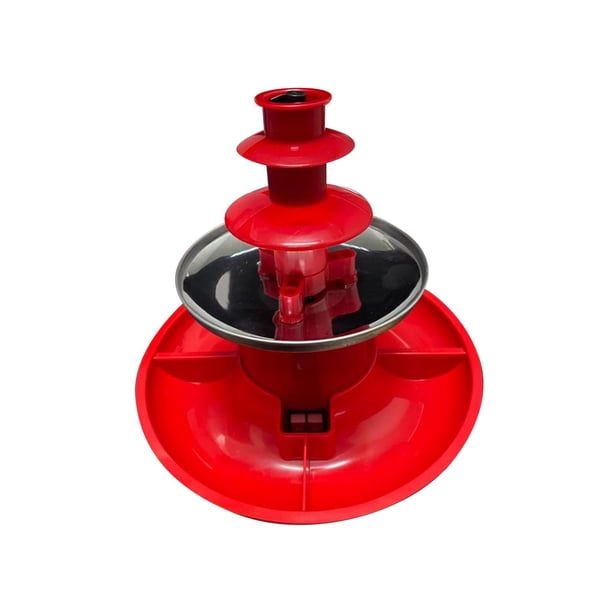 Fuente De Chocolate Fondue Maker Enchufe Estándar De EE. UU. De 3 Etapas Para El Hogar Del Partido