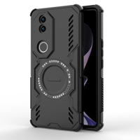 Funda Foxdock Para Vivo V50 5G , Magnética, Resistente A Golpes, Con Soporte, Unisex, Carga Inalámbrica