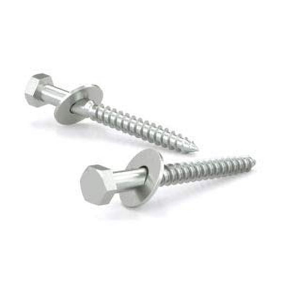Tornillos de cabeza hexagonal Fastener Depot de 9 cm, zinc, paquete de 25