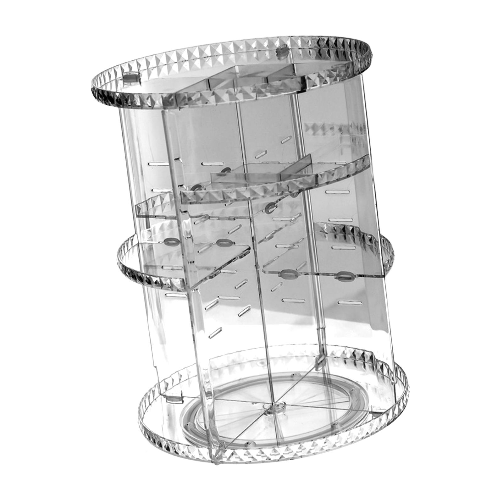 Ioensy - Organizador De Maquillaje, Bandeja De Tocador Decorativa, Caja De Almacenamiento, Soporte Para El Baño Del Hogar