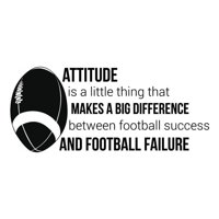 Rienda Libre Graphics - Decomural Attitude American Football Sports Ws-43046
