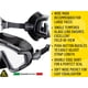 thumbnail image 4 of Máscara Cressi Liberty Triside SPE para buceo, color negro y zafiro, 4 of 7
