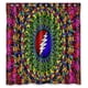 thumbnail image 1 of Cortina de ducha de Grateful Dead, juego de cortina de baño con ganchos, tamaño 66 x 72 pulgadas, 1 of 3