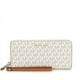 thumbnail image 1 of Billetera Michael Kors Cartera de Viaje en Lona Estampada con Logo Continental - Vainilla, 1 of 2