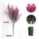 thumbnail image 2 of Flores artificiales RECUTMS de lavanda sintética, 8 paquetes (fucsia), 2 of 7