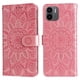 thumbnail image 1 of Funda tipo cartera FOXDOCK para Xiaomi Redmi A1 4G , diseño girasol en relieve, cuero PU, cierre magnético, soporte y tarjetero, 1 of 5