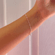 thumbnail image 3 of Pulsera De Plata Cadena Singapur, 3 of 4