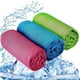 thumbnail image 1 of Toalla refrescante (paquete de 3) de microfibra de 80 x 30 cm para un alivio instantáneo, ideal para yoga, golf, viajes, deportes, camping, fútbol y deportes al aire libre., 1 of 8