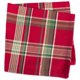 thumbnail image 3 of Set de 6 servilletas de tela DII Tango Red Plaid navideñas, 3 of 8