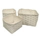 thumbnail image 1 of Cestas Blancas Fibras Set de 3, 1 of 2