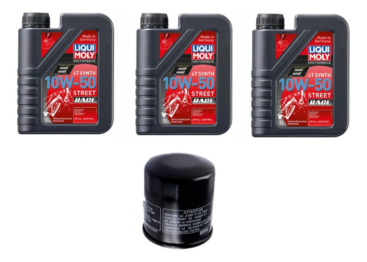 Liqui Moly - Kit Mantencion Moto Yamaha R3 / R3A / Mt 03 / Mt03A