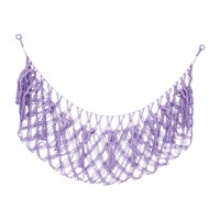 Magideal - Red Para Juguetes De Peluche, Soporte De Almacenamiento Para Hamaca, Decoración Del Hogar, Estilo Bohemio, Red Para Colgar De Gran Capacidad, Red De M , Púrpura