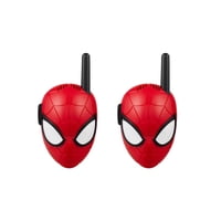 Walkie Talkies Ekids Spiderman Para Niños, Juguetes Para Interiores Y Exteriores