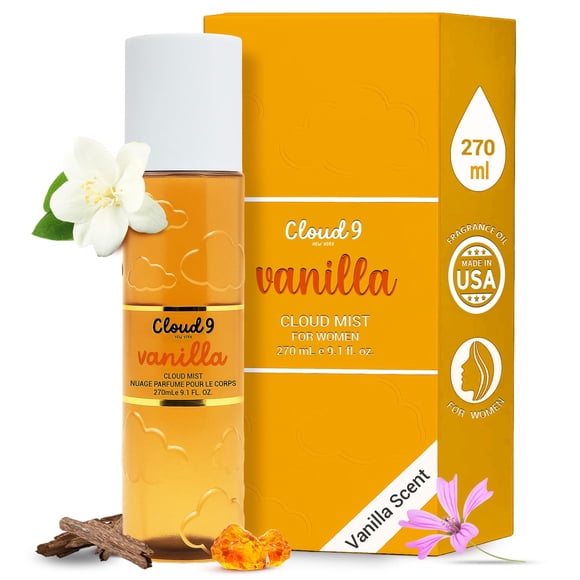 Body Mist Cloud 9, fragancia de vainilla para mujer, 270 ml