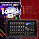 thumbnail image 2 of Mezclador DJ MUSYSIC de 8 canales 4500 W 110 V/220 V, 2 of 6